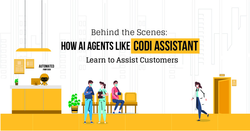 AI Agents, Codi Assistant, Customer Support, Automated Front Desk, AI Technology, Innovation, Customer Experience, AI Integration, Smart Solutions, Digital Transformation,